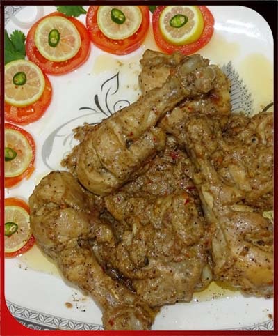Lemon Pepper Chicken Karahi